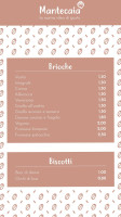 Gelateria Mantecaia menu