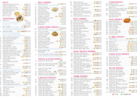 Golden Wok Chinese Takeaway menu