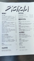 Gigliola menu