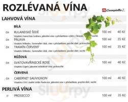 Campiello Cukrárna Kavárna menu