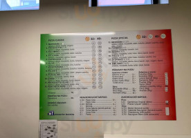 Pizza Benito menu