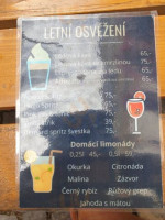 Kavarna I Love Coffee menu