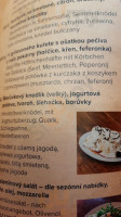 Lucni Bouda menu