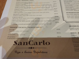 San Carlo Dittrichova menu