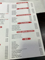 Taj Grill menu