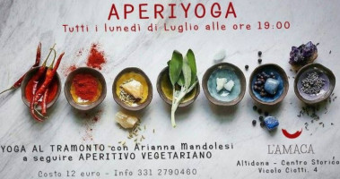 L'amaca Tasting Art food