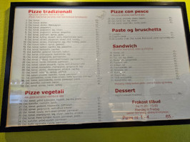 Tony's Pizza menu