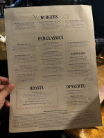 Queens Head menu