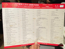Loon Fung menu
