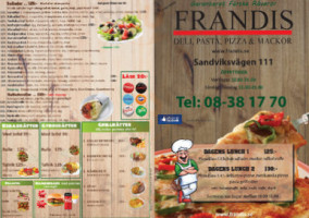 Frandis Pizzeria food