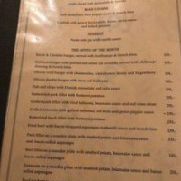 Oliver Twist menu