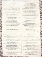 Antica Hostaria Romanesca menu