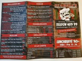 Ralfs Nya Pizzeria menu