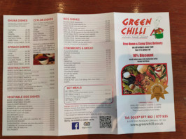 Green Chilli menu