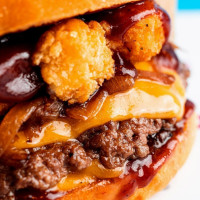 Over Five Burger food