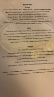 The Cadeleigh Arms menu