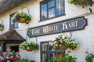 The White Hart outside