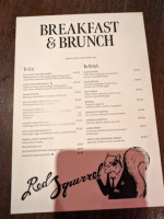 Red Squirrel menu