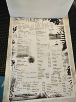 Whites Lounge menu