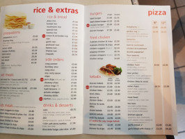 The Kitchen Takeaway menu