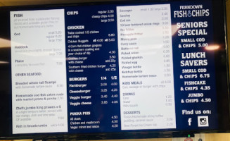 Harlees Fish And Chips menu