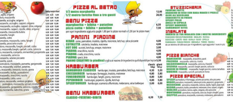 Pizza Speedy menu