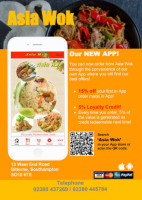 Asia Wok menu