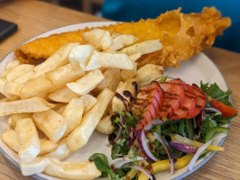 Ossie's Fish Chips inside