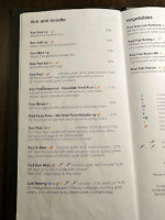 Thai Taste Restaurant menu