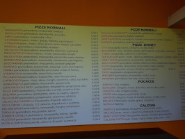 Pizza Da Frenk menu