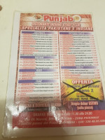 Punjab menu