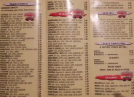 Strapizzami menu