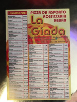 La Giada menu