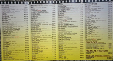 Ciak Pizza menu