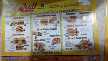 Bobby Kebab Di Sanchez Moran menu