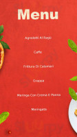 Trattoria Tre Scalini menu