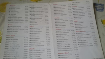 Cicogna menu