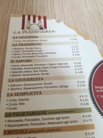 La Piadineria menu