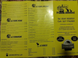 Pizza Rimini menu