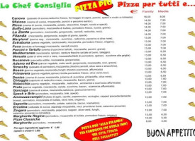 Pizza Piu' menu