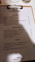 Il Daino Ristobar menu