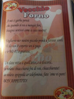 Vecchio Forno menu