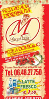 Mary Pizza Monte Oppio food