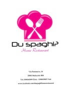 Du Spaghi menu