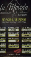 La Movida Steakhouse Live Music food