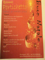 Il Portichetto Rivergaro menu