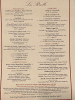 La Ruelle menu