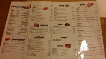 Baguetteria menu