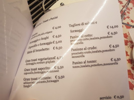 Altereno Cafe menu