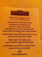 Da Mauro menu